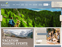 Tablet Screenshot of discoverkalispell.com